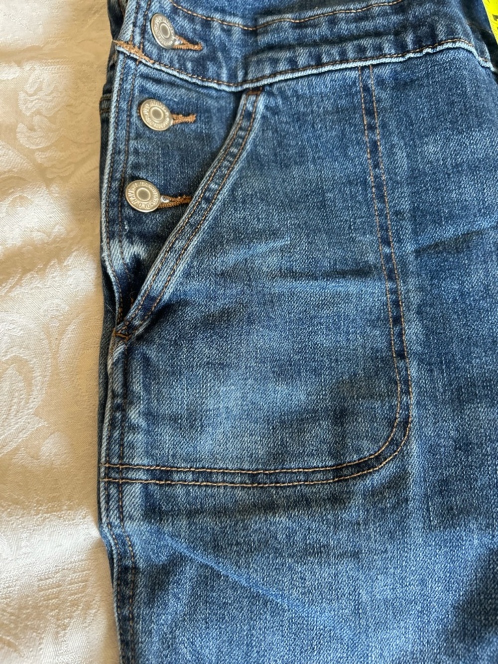 County Fair Old Navy Dark Blue Denim Women’s Overalls - Picture 9 of 9